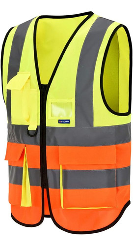 Chaleco De Seguridad A-safety Reflective Safety Amarillo ...