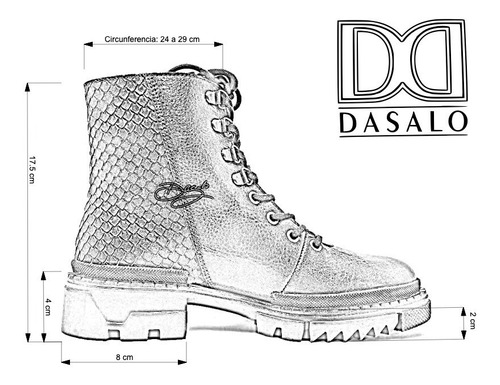 Imagen 8 de 9 de Zapato Bota Para Dama Casual Piel Vacuno Natural Grabada