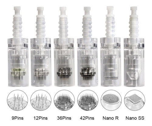 Imagen 7 de 10 de Agujas Derma Pen Cartucho Pin 36 Micro Calidad Crazy S
