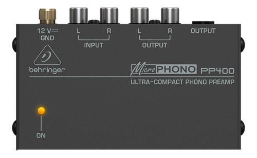 Behringer Pp400 Preamplificador Phono Ultra Compacto