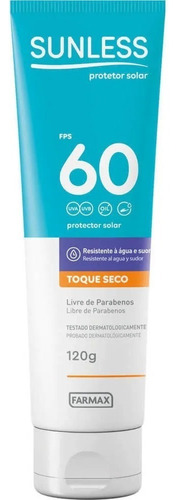 Prot Solar Fps60 Toque Seco Sunless 120g