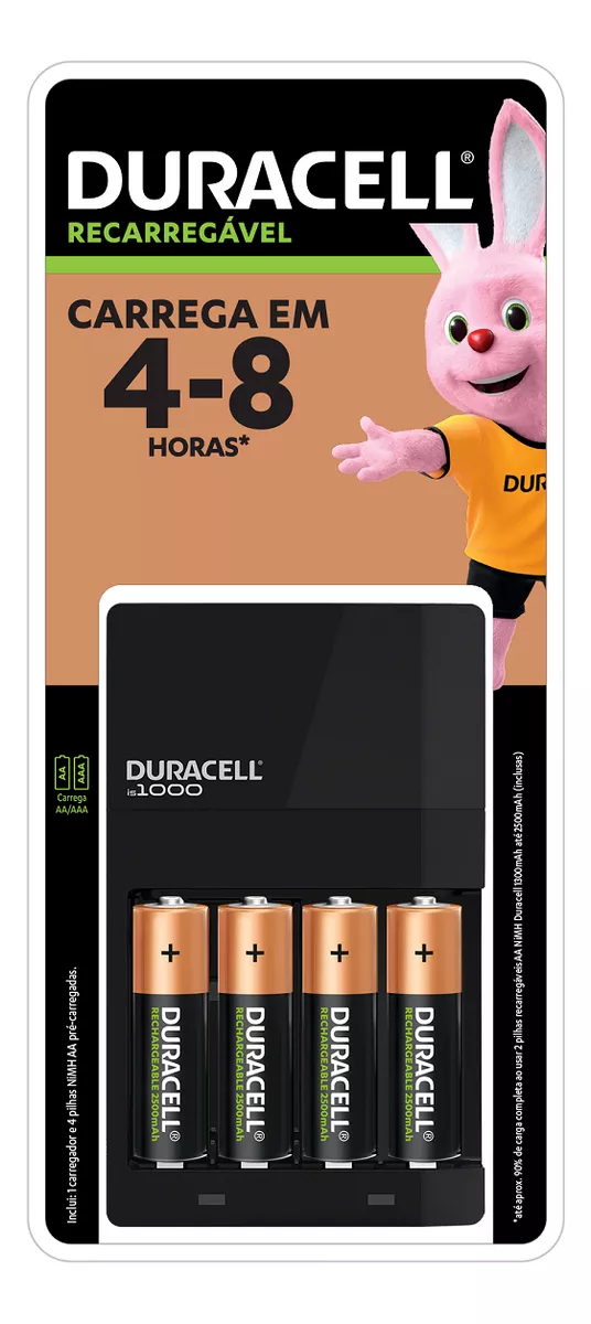 Terceira imagem para pesquisa de pilha recarregavel duracell