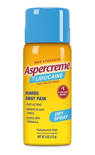 Aspercreme Lidocaine Spray Sin Olor, Para Dolor Muscular