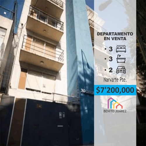 Venta De Departamento En Narvarte