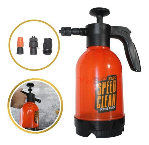 Kers Snow Foam Manual Para Lavar Carro E Moto Speed Clean Cor Laranja