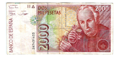 España - Billete 2000 Pesetas 1992 - 2r7431633