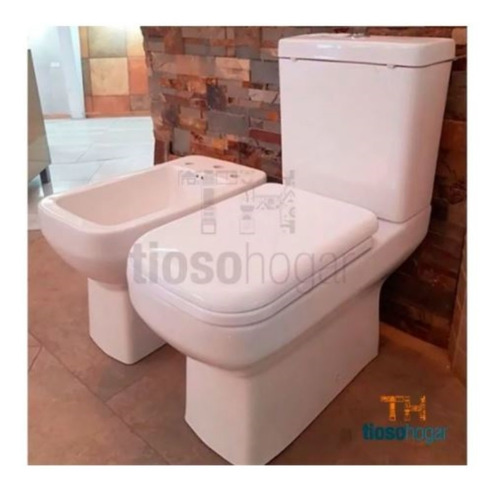 Combo Sanitarios Pringles Dioniso Inodoro Mochila Bidet Tapa