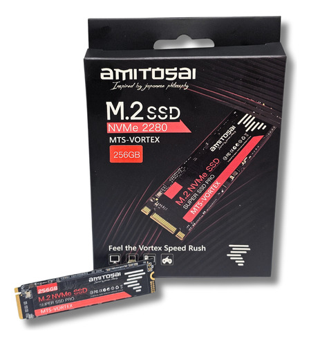 Disco 256gb Ssd M.2 Nvme Pcie 2280 Amitosai Mts-vortex