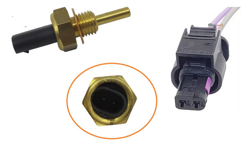 Conector Plug Chicote Sensor Temperatura Prisma Onix Cobalt