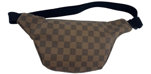 Pochete Tiracolo De Cintura Transversal Ombro Necessaire Bag Cor Marrom