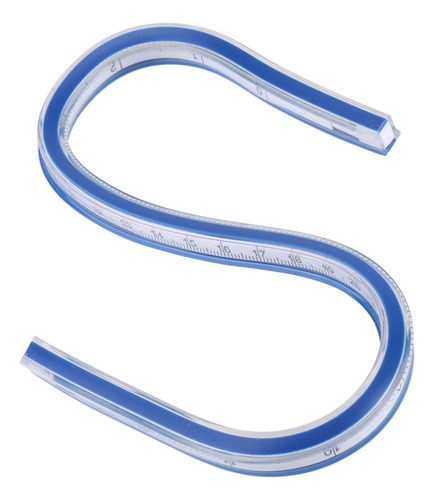 1 Pcs Curva De Plástico Flexible Regla De Regla Drawing