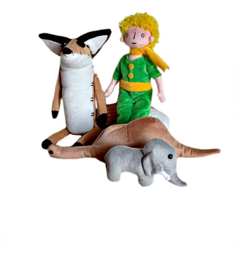 Peluche Principito + Zorro + Boa Y Elefante Envío Gratis