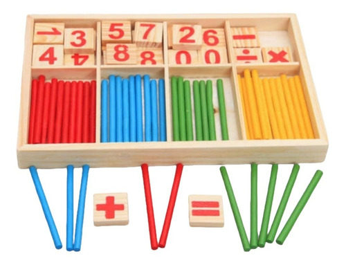 Juego En Madera Aprende Matematicas Sumar Y Restar