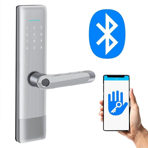Cerradura Inteligente Smart Bluetooth Huella Exterior App