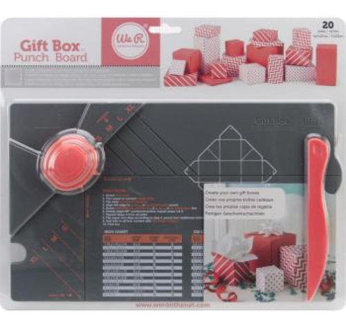We R - Gift Box Punch Board