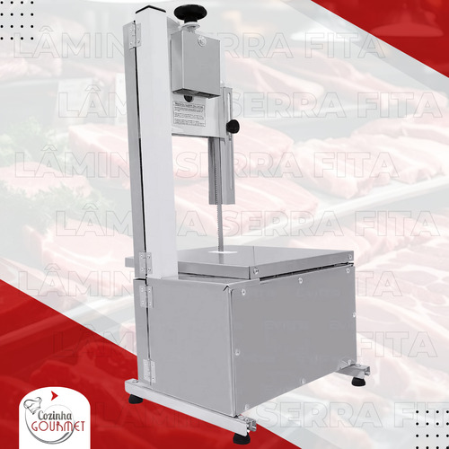 Serra Fita De Bancada Inox 350w P/ Açougue Ossos Congelados 110v/220v ( Bivolt )