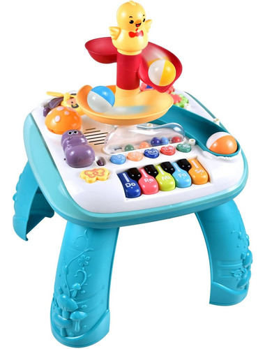 Mesa Infantil Actividades Musical Niños Con Rodadero 