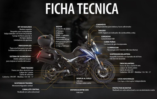 Motomel Skua 250 Adventure - Ahora 12/18 - Crédito Dni!