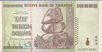 Comprar Billete Zimbawe 50.000.000.000.000 Trillones Año 2008 Nuevo