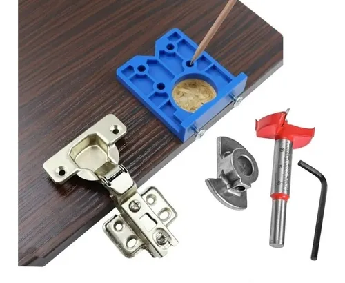 comprar Plantilla Bisagra Guía Perforación Puerta L +broca 35mm