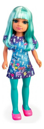 Nancy Muñeca 42cm Cabello De Neon Original Famosa