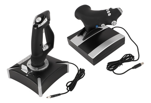 Flight Simulator Stick Controls Simulated Throttle Rudder 3