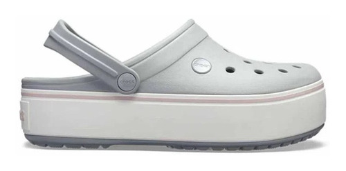 Crocs Classic Modelo Crocband Plataforma Gris Exclusiva