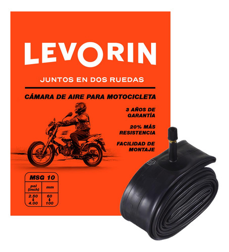 Camara Levorin Motorcycle Inner Tubes Msg-10 Tr87 Av