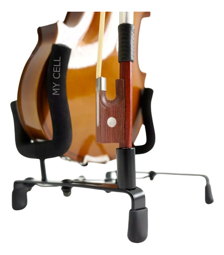 Suporte Para Violino Preto Dobrável 