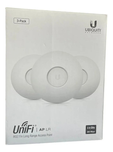 Ui. Uap-lr-3-br Unifi Ap 2.4ghz 300mbps 3-pack Longo Alcance