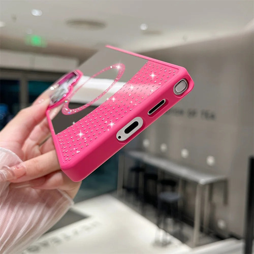 Funda Para Samsung Galaxy Con Espejo Diamond Shine Con Magsafe