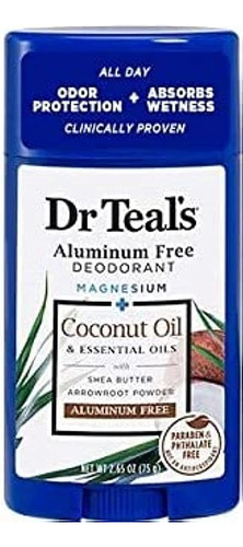 Dr Teal's Desodorante Sin Al Coco2.65 Ounce (pack Of 1) Drtl