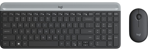 Logitech Mk470, Kit Inalambrico, Teclado Y Mouse Negro Negro