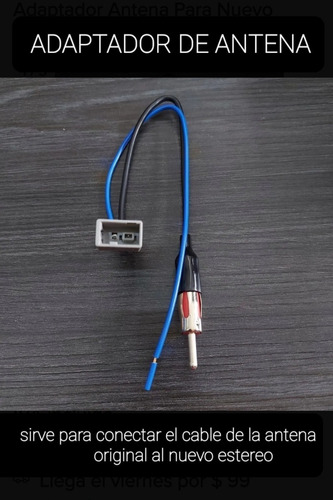 Adaptador Convertidor Antena De Radio Vehiculos Honda 