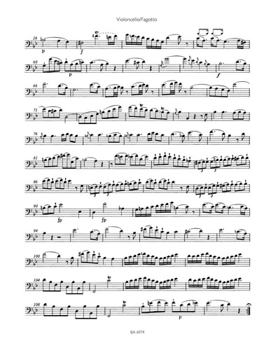 W.a. Mozart: Sonata In B-flat Major Kv 292 (196c) For Cello