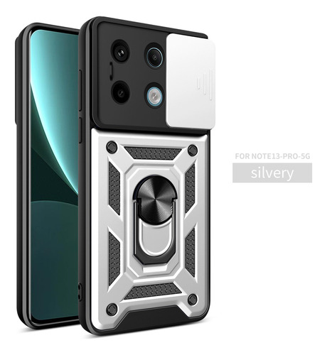 J Funda Para Redmi Note Poco Case Shock + Mica Cristal