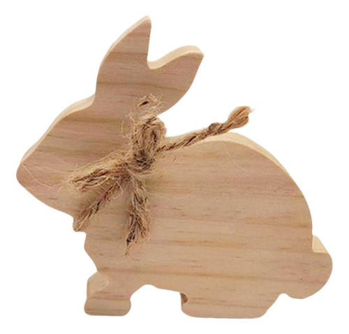 Señal De De Madera, Centro De Mesa De Mesa De Conejo Sin