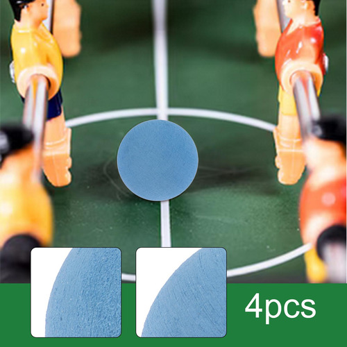 4x Bolas De Futbolín Para Juego De Mesa De Futbolín Azul