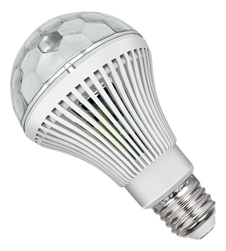 Lâmpada Ambiente Rgb Rotativa Luz De Palco Multiuso E27