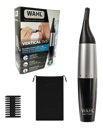 Trimmer Recortadora Nasal Oído Wahl A Pila Vertical 3 X 5