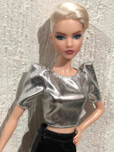 Barbie Top Módel Basics Collector Rubia Piel Blanca! Hermosa (Usado)