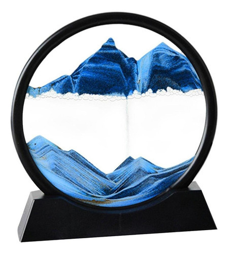 Marco Líquido Redondo De Aguas Profundas For Round Blue