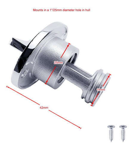 5 Astilla Marine Boat Tapón De Drenaje Para Tablero De