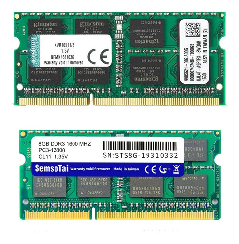 Memoria Ram Color Verde  8gb Samsung 12800 (Reacondicionado)