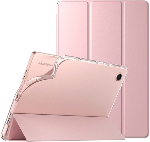 Funda Para Galaxy Tab A8 10.5 PuLG 2022 Traslucida Oro Rosa