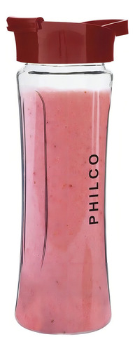 Liquidificador Fit Retrô Philco Blender Vermelho 300w Vermelho/prata