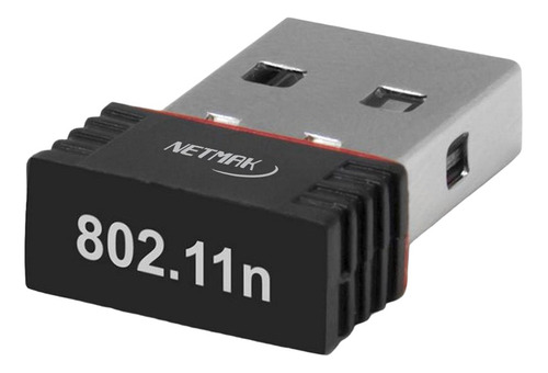 Adaptador Usb Wifi Netmak Nm-cs150 Single Banda 150mbps