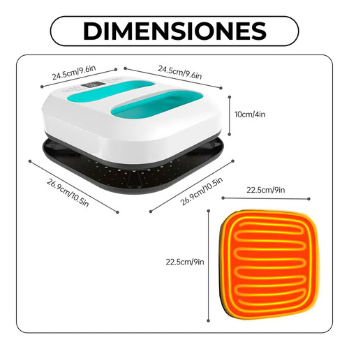 Plancha Multiusos Transfer Sublimación Parche Para Camiseta Blanco/verde