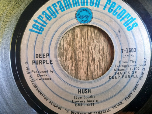 Disco Lp Deep Purple - Hush (1968) R5