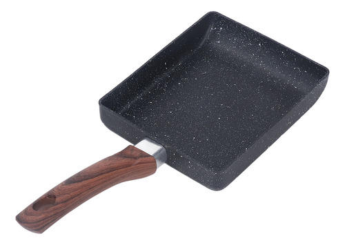 Panela Plana De Café Da Manhã, Retangular, Antiaderente, Jap